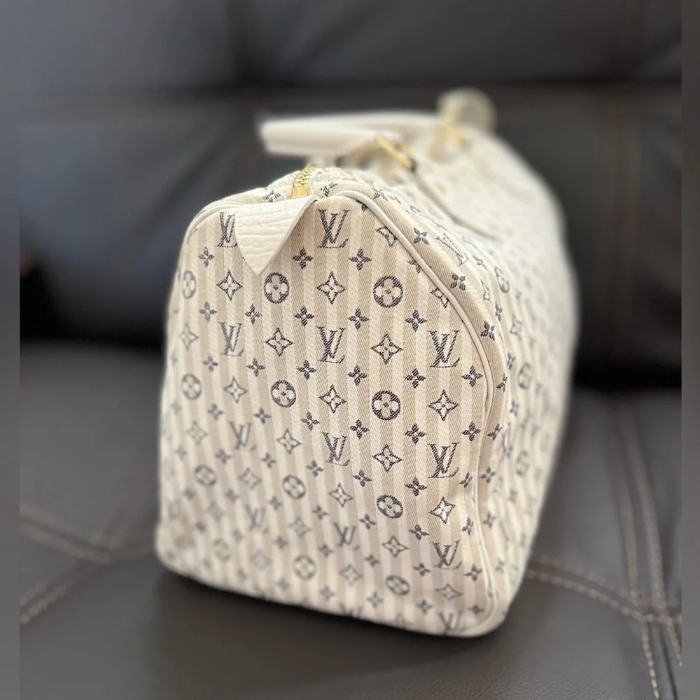 Louis Vuitton Monogram Mini Lin Speedy 30 - Picture 2 of 13
